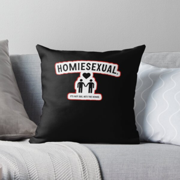 Jidion Homiesexual Throw Pillow RB1609